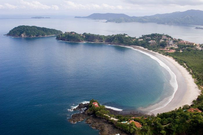 Playa Flamingo Costa Rica birds eye view